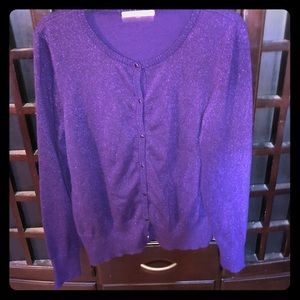 SPARKLY PURPLE SWEATER